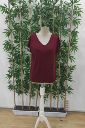 Blouse With V-Neck And Cap Sleeves - Brand: Janes - Women & Kids, Baby Clothes Wholesale - Globality Store