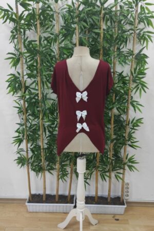 Blouse With V-Neck And Cap Sleeves - Brand: Janes - Women & Kids, Baby Clothes Wholesale - Globality Store