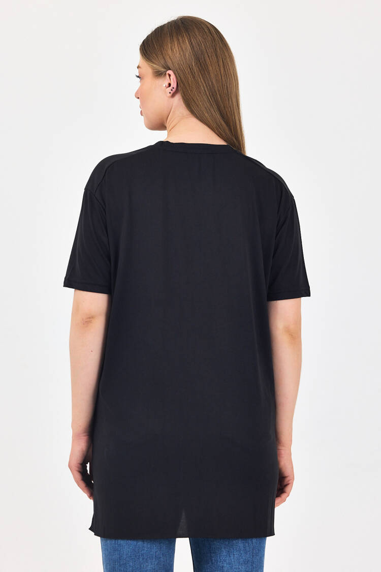 Casual Plus Size Tshirt With Round Neck