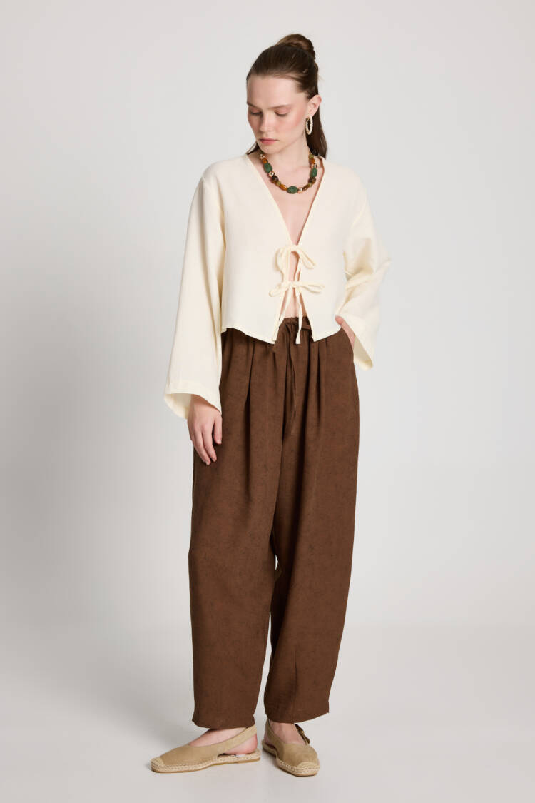 Boho Wide Leg Palazzo Pants - Brand: First Angels - Women's Clothing Wholesale - Globality Store