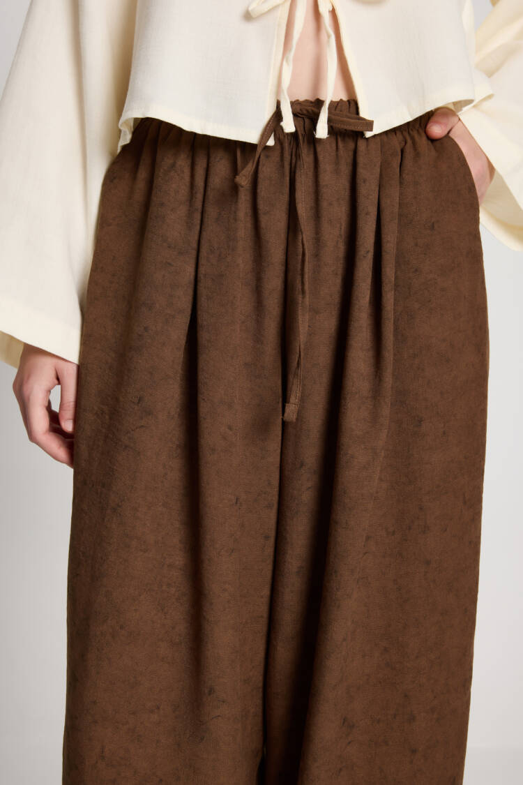 Boho Wide Leg Palazzo Pants