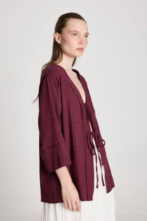 Kimono Oversized Fit With Tie Closure - Brand: First Angels - Women's Clothing Wholesale - Globality Store