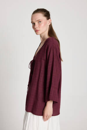 Kimono Oversized Fit With Tie Closure - Brand: First Angels - Women's Clothing Wholesale - Globality Store