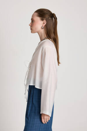 Ethnic Kimono With Tie Closure - Brand: First Angels - Women's Clothing Wholesale - Globality Store