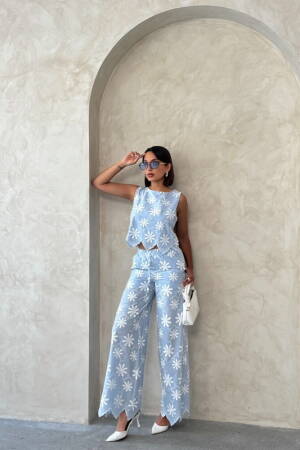 Floral Palazzo Pants - Brand: Topshow - Women's Clothing Wholesale - Globality Store
