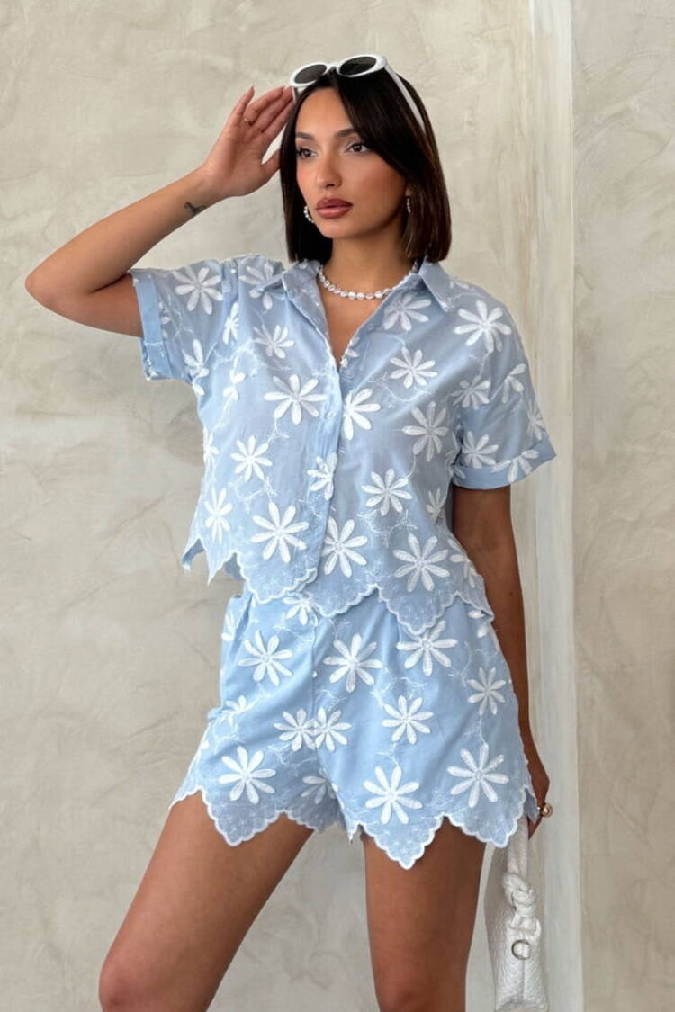 Floral Casual Bermuda Shorts - Brand: Topshow - Women's Clothing Wholesale - Globality Store