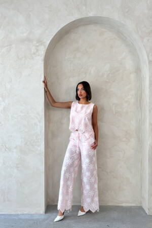 Floral Palazzo Pants With Drawstring Closure - Brand: Topshow - Women's Clothing Wholesale - Globality Store