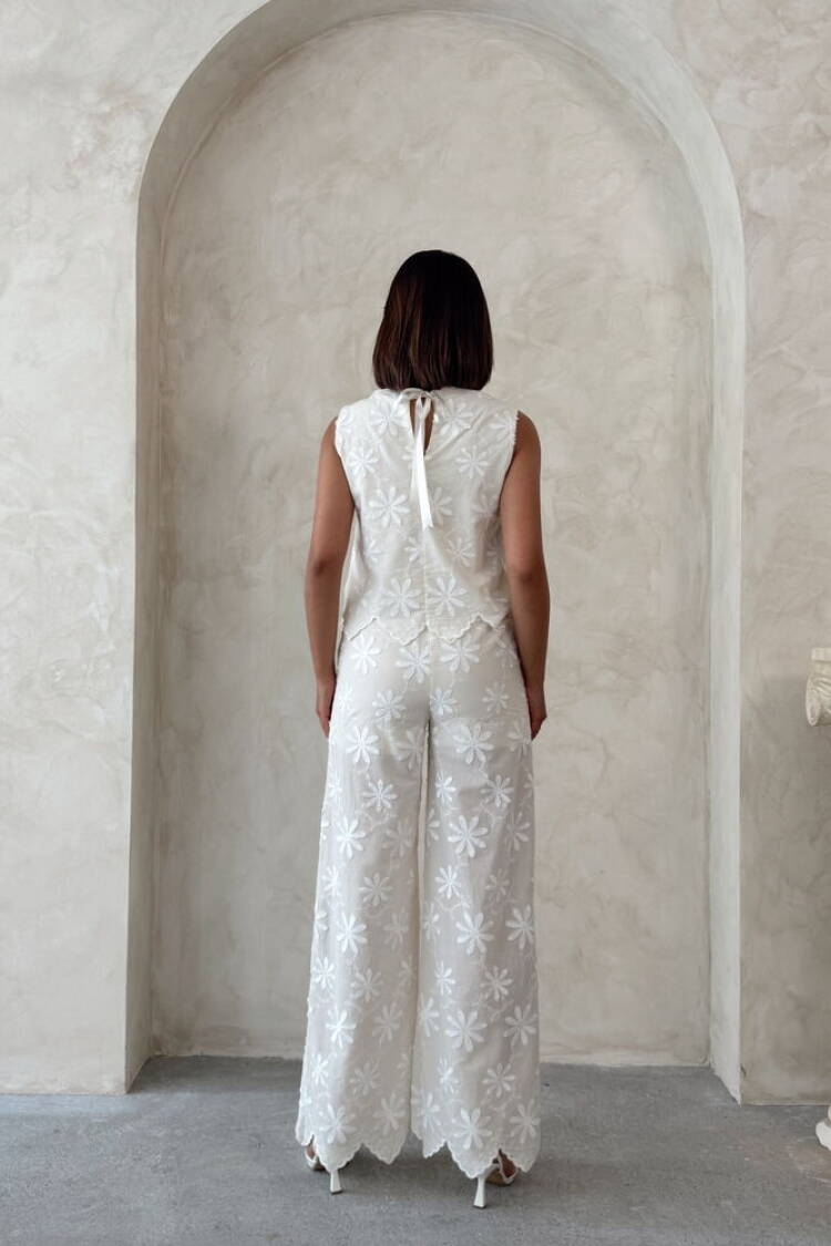 White Palazzo Pants