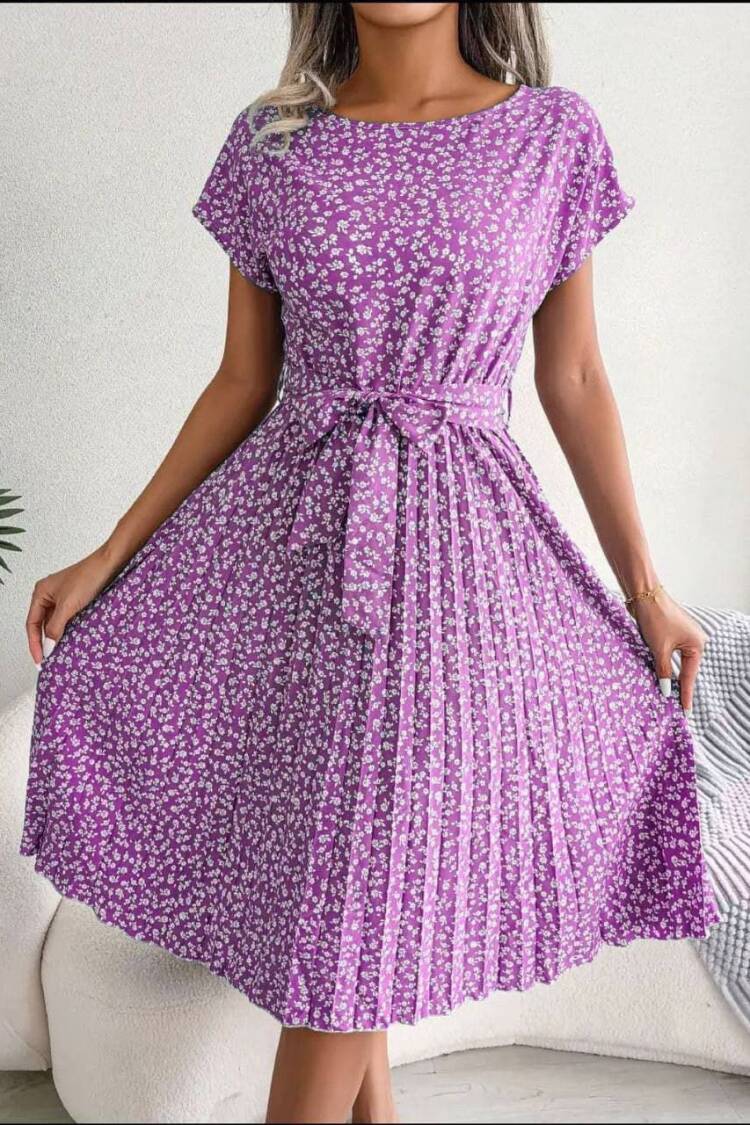 Fit And Flare Midi Dress - Brand: My Jest Fashion - Women's Clothing Wholesale - Globality Store