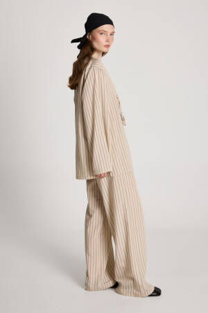 Striped Elegant Casual Suit - Brand: First Angels - Women's Clothing Wholesale - Globality Store