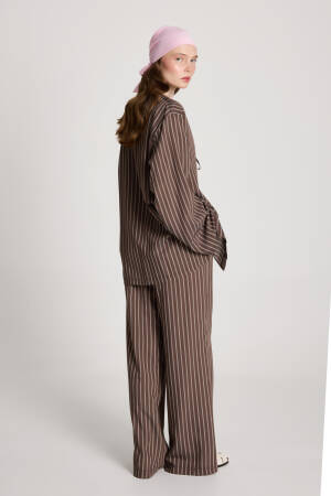 Striped Casual Oversized Suit - Brand: First Angels - Women's Clothing Wholesale - Globality Store