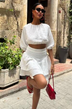 Layered Mini Skirt Set - Brand: Sobe Istanbul - Women's Clothing Wholesale - Globality Store