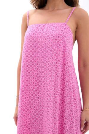 Slip Maxi Dress With Square Neck And Cap Sleeves - Brand: Fame - Women's Clothing Wholesale - Globality Store