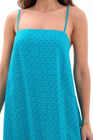 Slip Dress With Square Neck And Cap Sleeves - Brand: Fame - Women's Clothing Wholesale - Globality Store