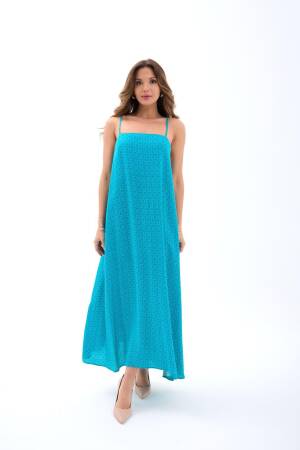 Slip Dress With Square Neck And Cap Sleeves - Brand: Fame - Women's Clothing Wholesale - Globality Store