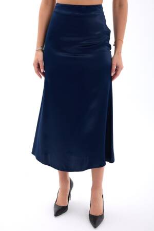 Slip Midi Skirt High Waist Elegant Formal - Brand: Fame - Women's Clothing Wholesale - Globality Store
