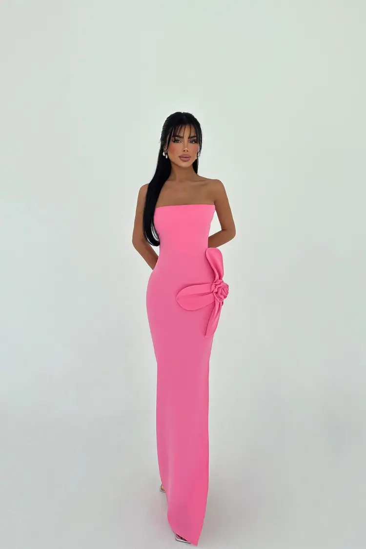 ElegantStrapless Bodycon Dress - Brand: EYYO ATELIER - Women's Clothing Wholesale - Globality Store