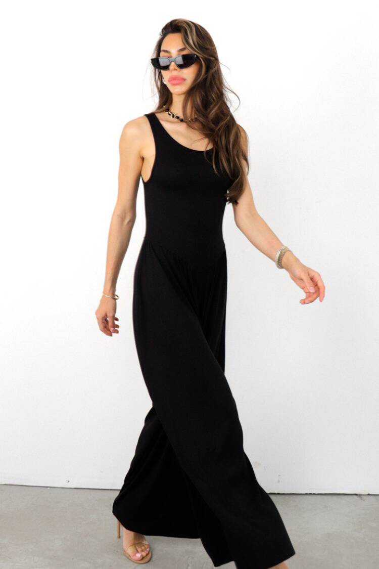 Sleeveless Zip-Up Overall Jumpsuit - Brand: Cream Rouge - Women's Clothing Wholesale - Globality Store