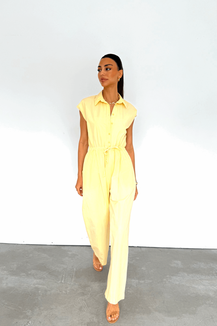 Shirt Jumpsuit Sleeveless Casual Elegant - Brand: Cream Rouge - Women's Clothing Wholesale - Globality Store
