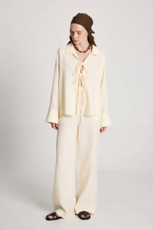 Beige Casual Boho Elegant Modest Formal Suit - Brand: First Angels - Women's Clothing Wholesale - Globality Store