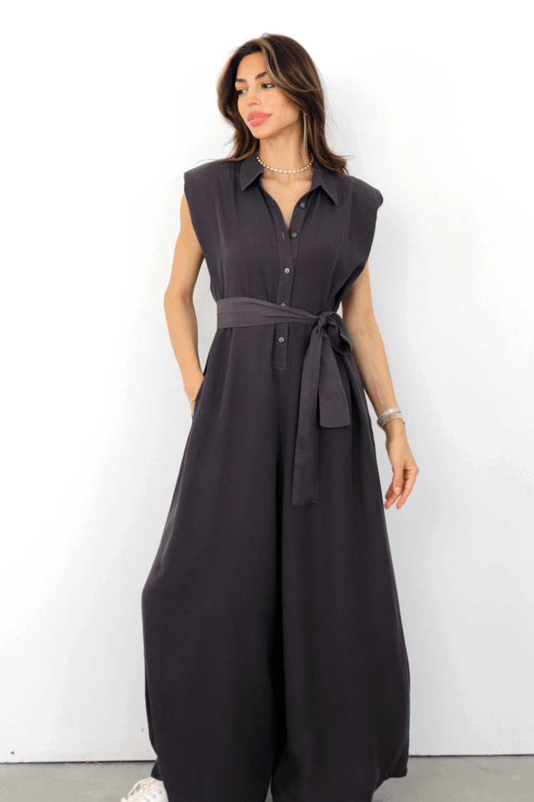 Beige Casual Elegant Formal Preppy Jumpsuit