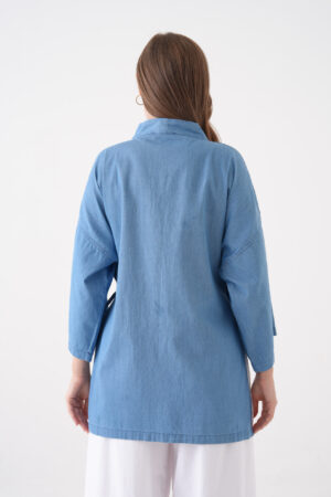 Ethnic Kimono With Slant Pocket And V-Neck - Brand: First Angels - Women & Kids, Baby Clothes Wholesale - Globality Store