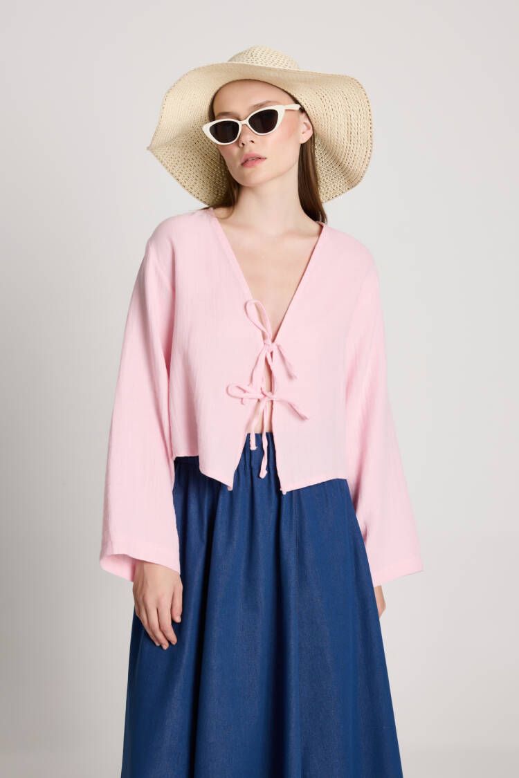 Casual Boho Elegant Streetwear Modest Blouse - Brand: First Angels - Women's Clothing Wholesale - Globality Store