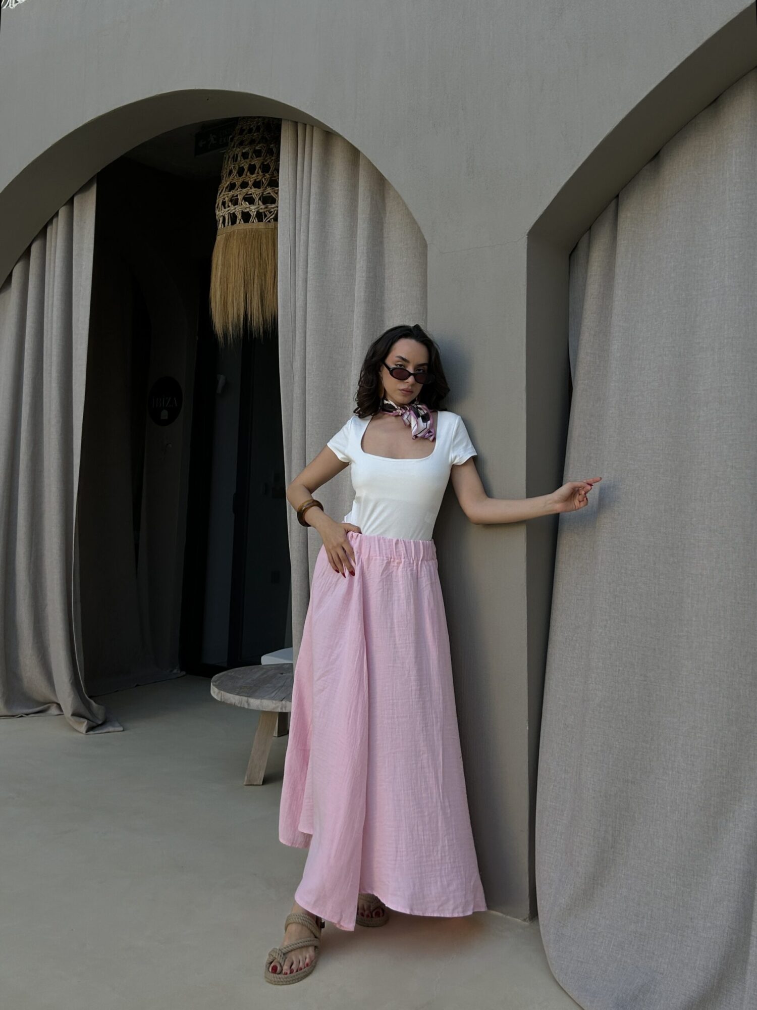 Flared Maxi Skirt High Waist Pull On - Brand: First Angels - Women & Kids, Baby Clothes Wholesale - Globality Store