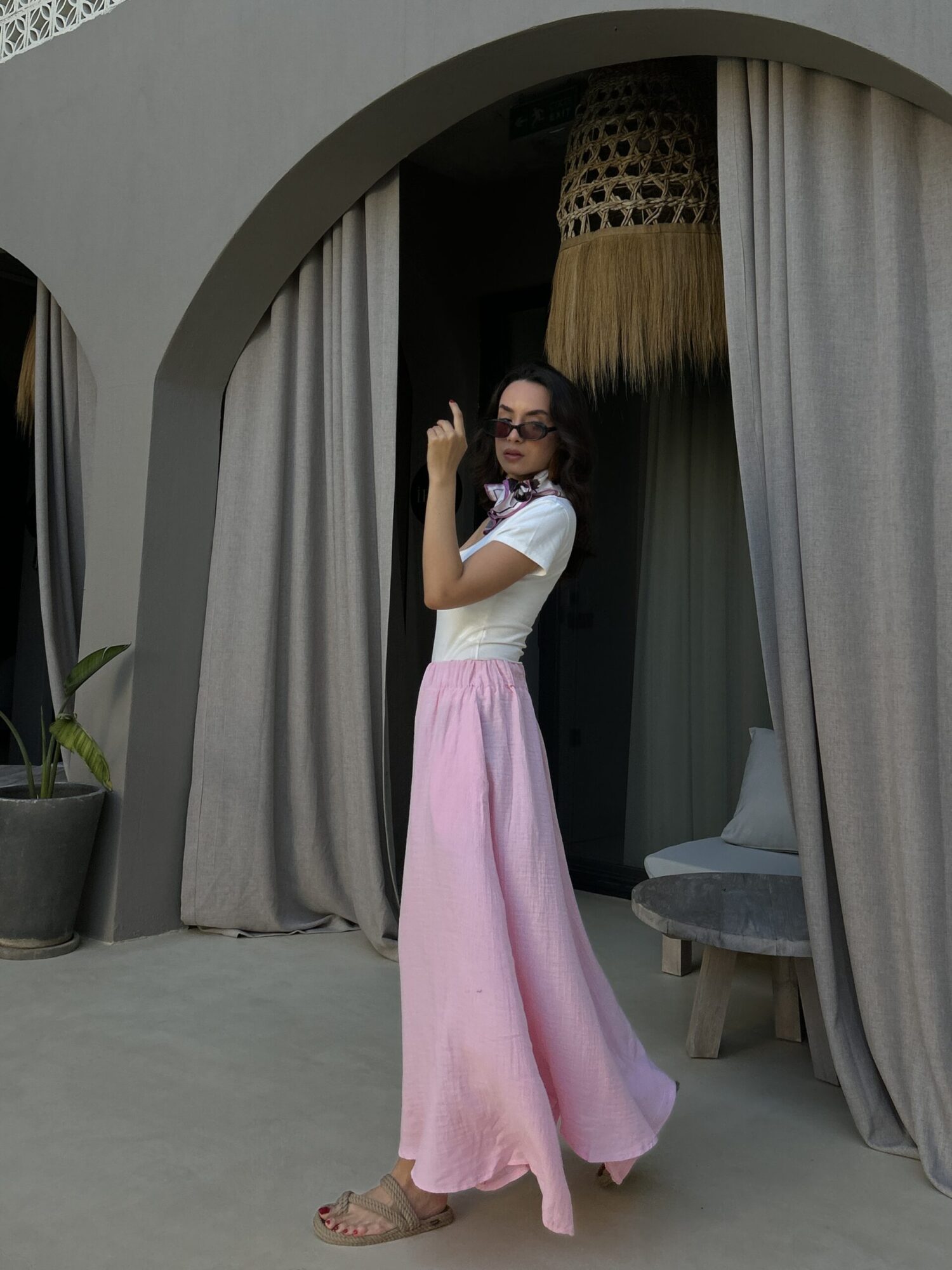 Flared Maxi Skirt High Waist Pull On - Brand: First Angels - Women & Kids, Baby Clothes Wholesale - Globality Store