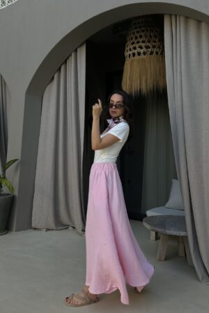 Flared Maxi Skirt High Waist Pull On - Brand: First Angels - Women & Kids, Baby Clothes Wholesale - Globality Store