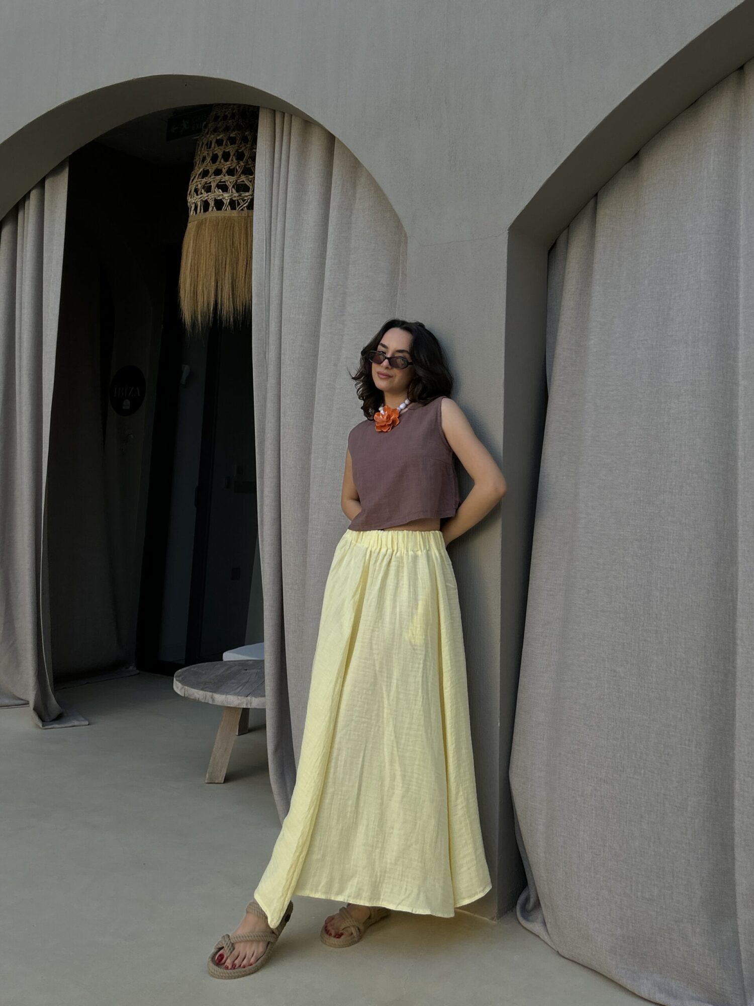 Boho Flared Maxi Skirt High Waist - Brand: First Angels - Women & Kids, Baby Clothes Wholesale - Globality Store