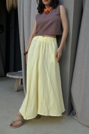 Boho Flared Maxi Skirt High Waist - Brand: First Angels - Women & Kids, Baby Clothes Wholesale - Globality Store