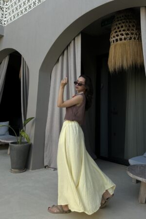 Boho Flared Maxi Skirt High Waist - Brand: First Angels - Women & Kids, Baby Clothes Wholesale - Globality Store