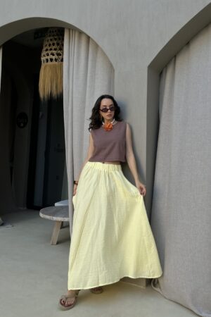 Boho Flared Maxi Skirt High Waist - Brand: First Angels - Women & Kids, Baby Clothes Wholesale - Globality Store
