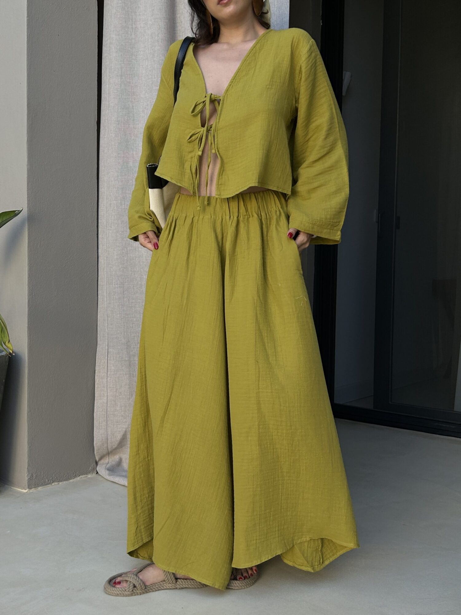 Yellow Boho Flared Maxi Skirt Mid Waist Pull On - Brand: First Angels - Women & Kids, Baby Clothes Wholesale - Globality Store