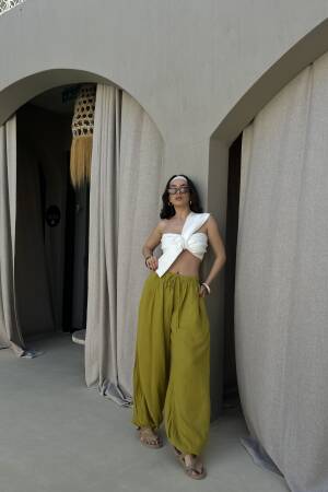 Boho Parachute Pants With Balloon Leg - Brand: First Angels - Women's Clothing Wholesale - Globality Store