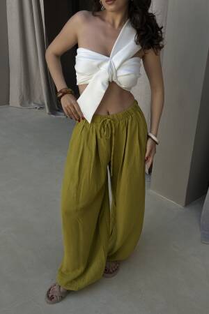 Boho Parachute Pants With Balloon Leg - Brand: First Angels - Women's Clothing Wholesale - Globality Store