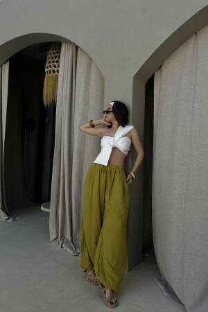 Boho Parachute Pants With Balloon Leg - Brand: First Angels - Women's Clothing Wholesale - Globality Store
