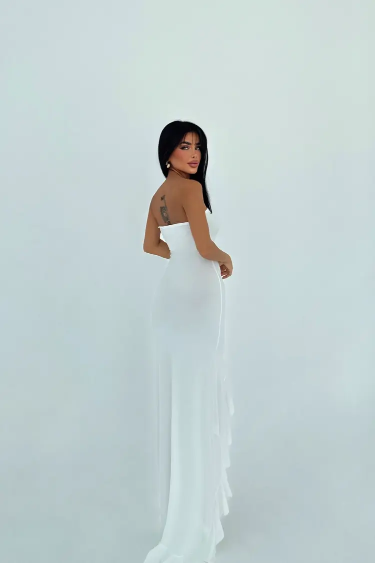 Strapless Sleeveless Bodycon Dress