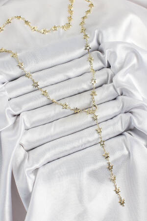 Brass Gold Color Starry Women Y Necklace - Brand: Ebijuteri - Women & Kids, Baby Clothes Wholesale - Globality Store