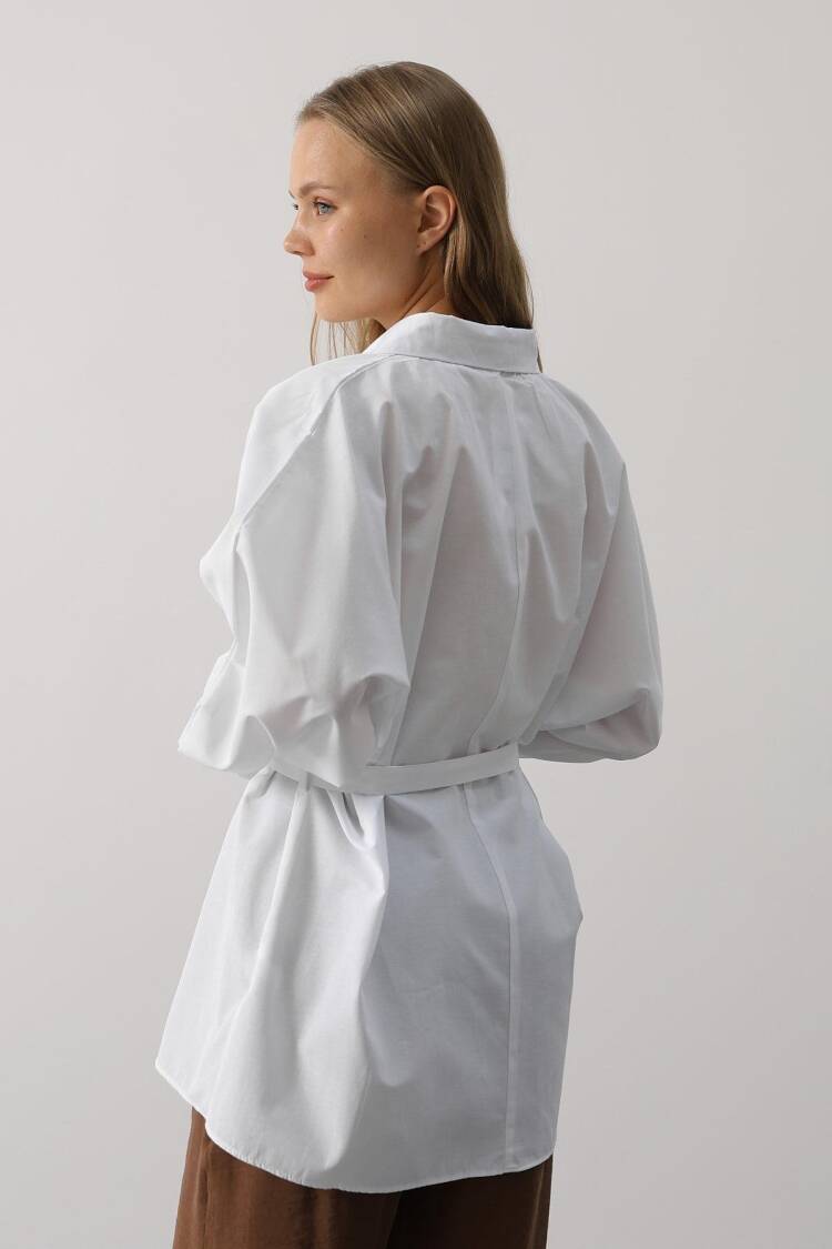 ElegantShirt With Puff Sleeves