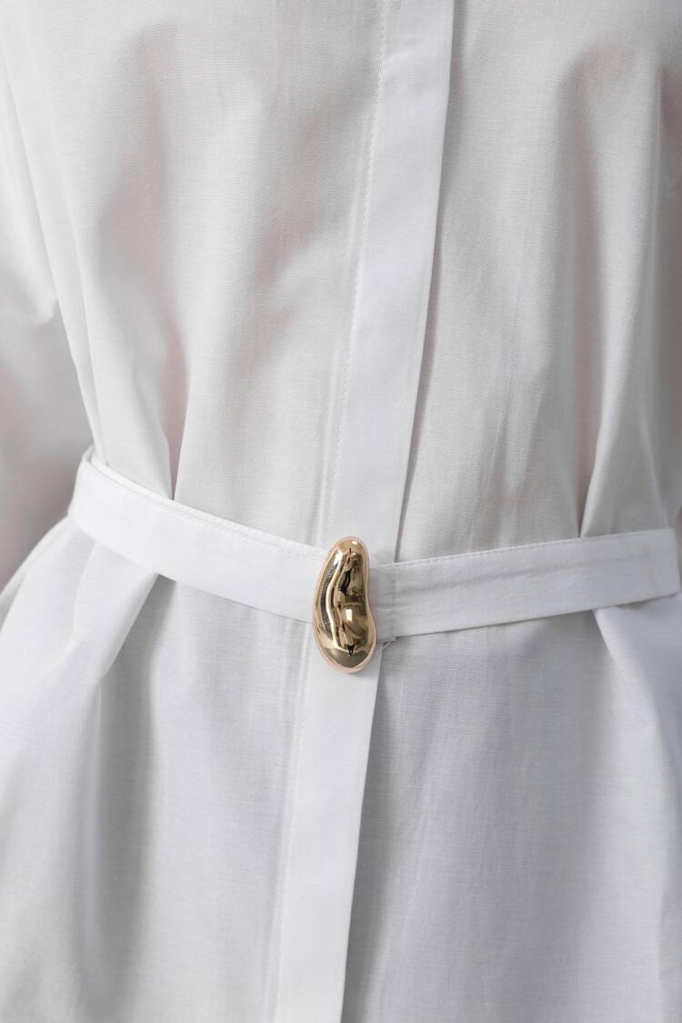 ElegantShirt With Puff Sleeves