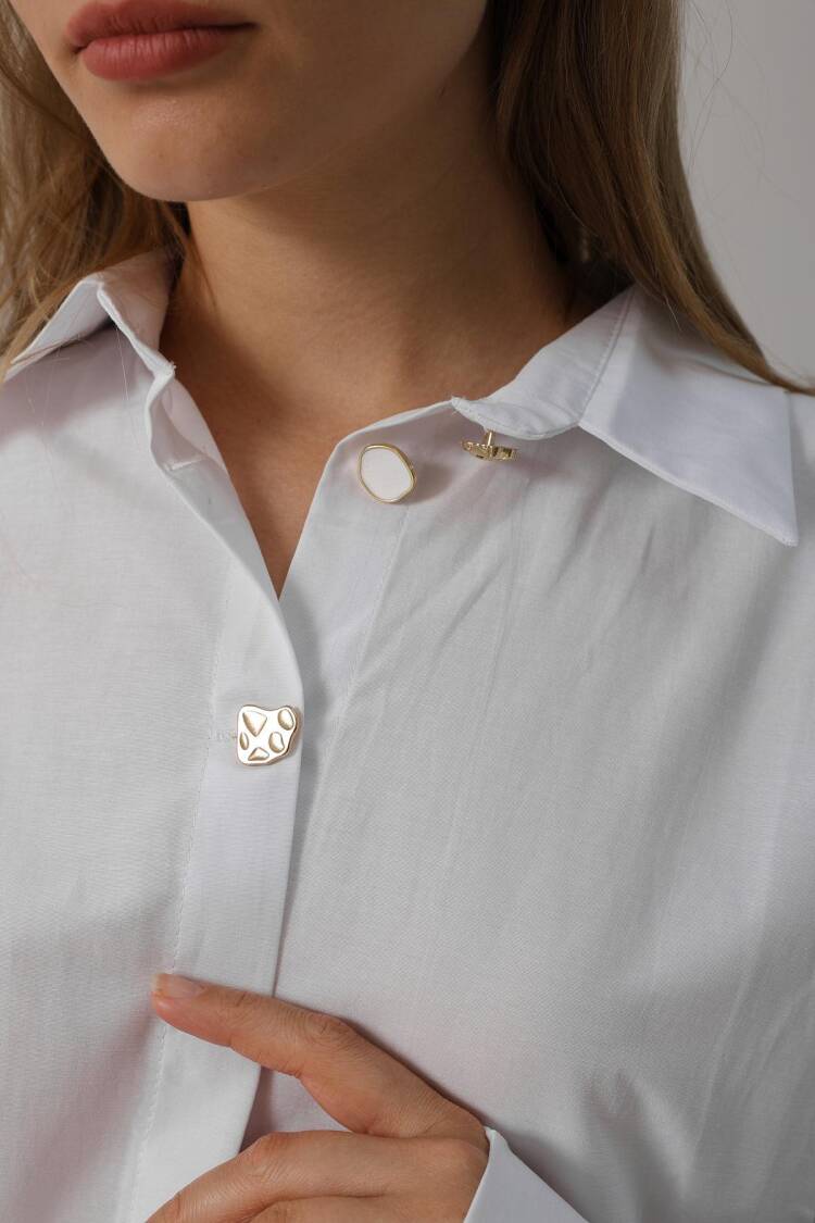 ElegantShirt With Puff Sleeves