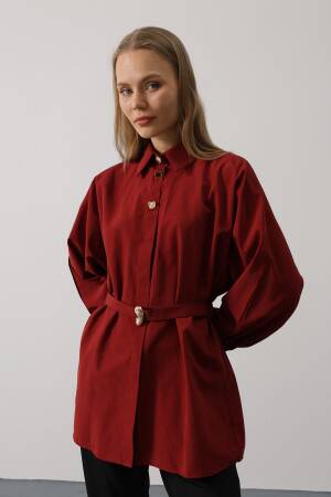 Modest Elegant Polo Neck Shirt - Brand: Reyon - Women's Clothing Wholesale - Globality Store