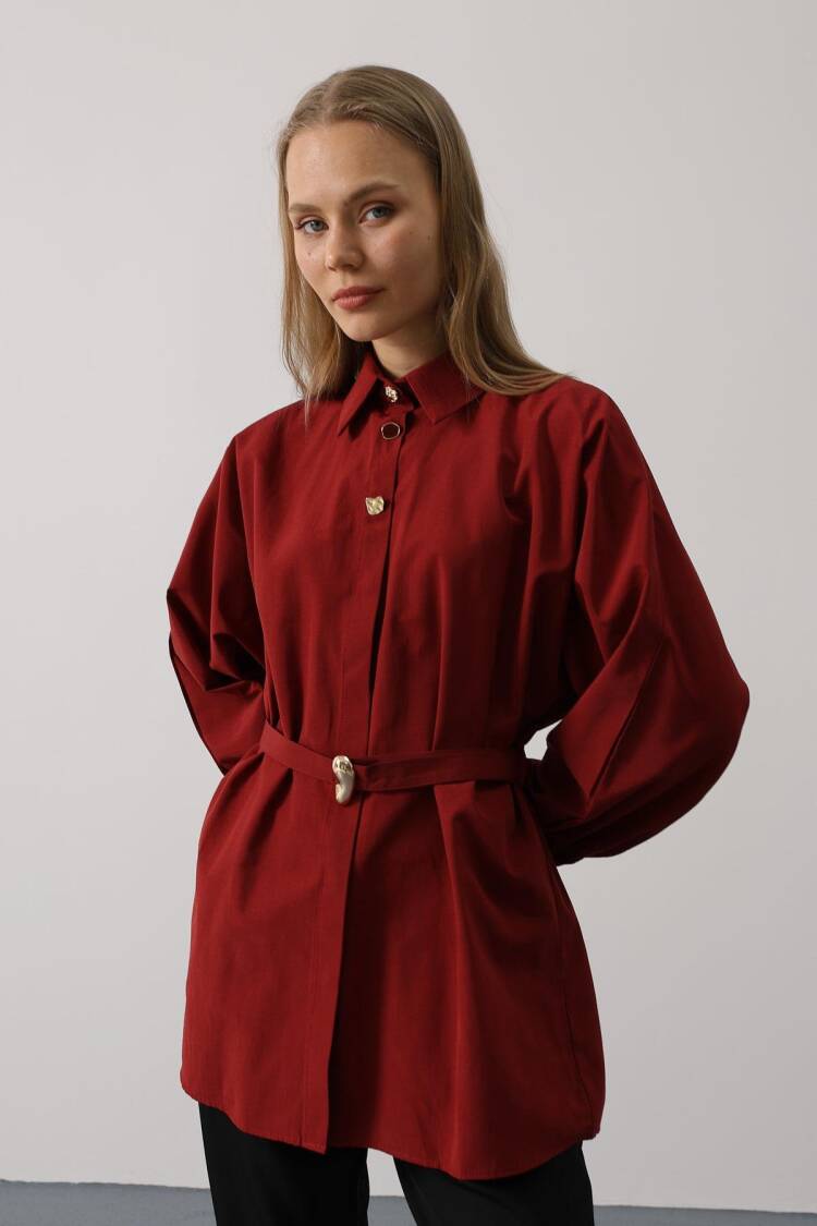 Modest Elegant Polo Neck Shirt