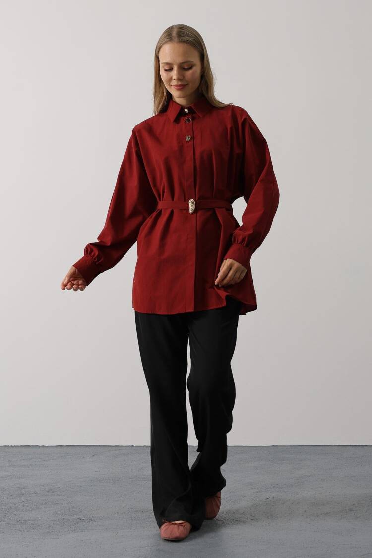 Modest Elegant Polo Neck Shirt