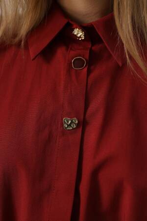 Modest Elegant Polo Neck Shirt - Brand: Reyon - Women's Clothing Wholesale - Globality Store