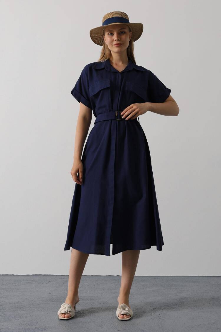 Casual Elegant Modest Formal Shirt Dress