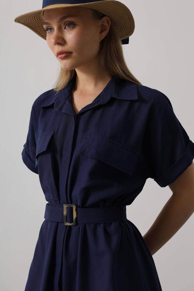 Casual Elegant Modest Formal Shirt Dress