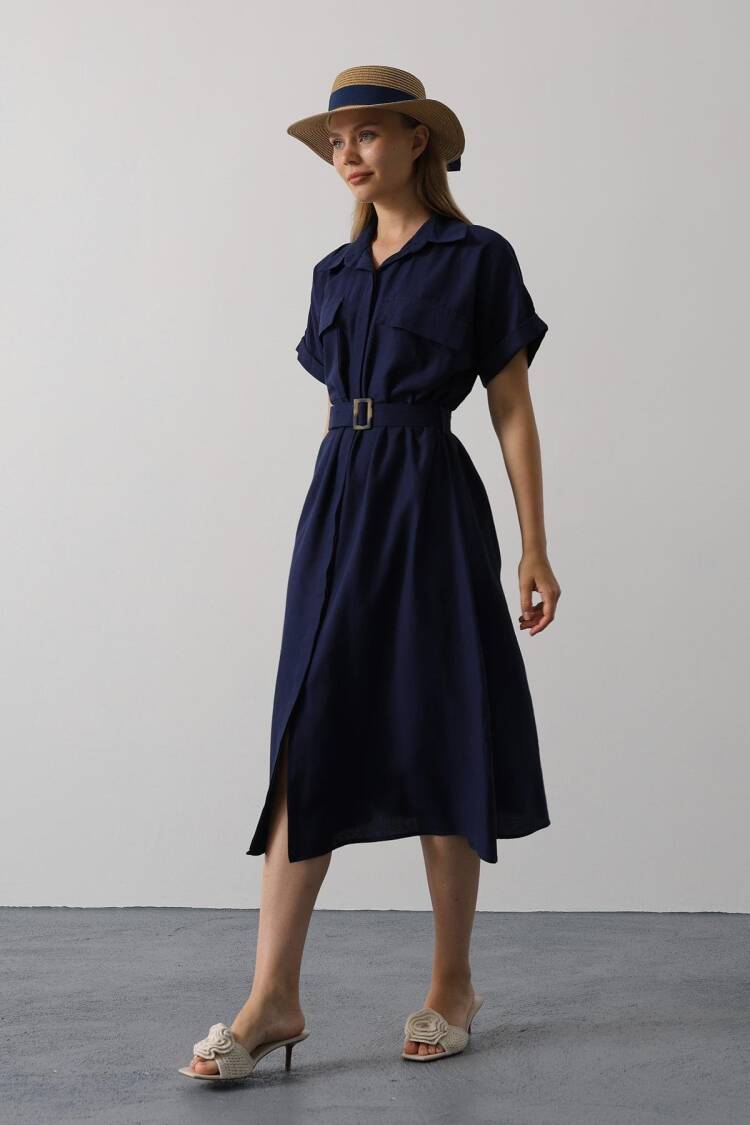 Casual Elegant Modest Formal Shirt Dress
